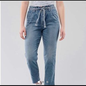 hollister paperbag jeans